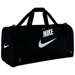 Nike Brasilia 6 Large Duffel Bag, Black/White